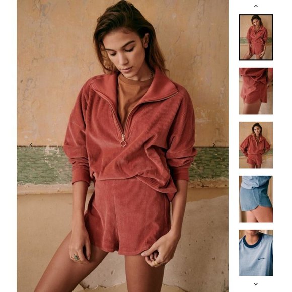 Sezane corduroy set XS pink - Picture 12 of 13